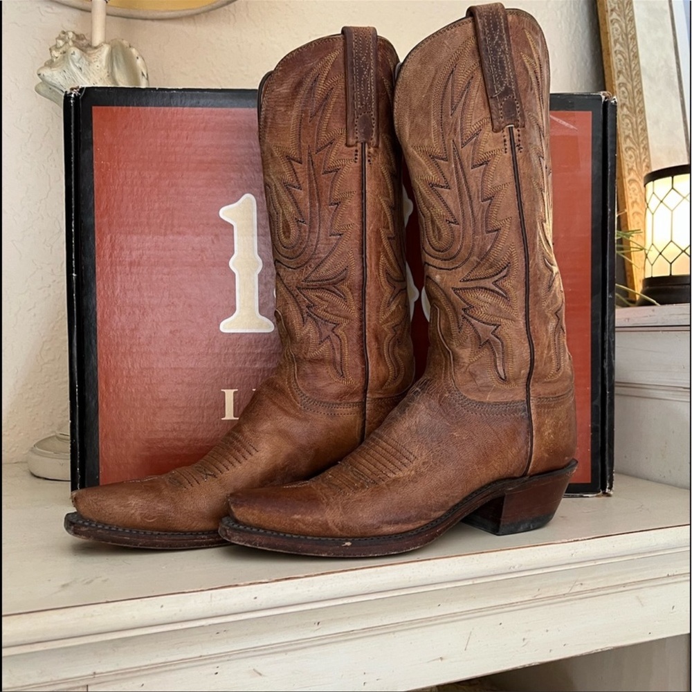 1883 by Lucchese Mad Dog Leather Cowboy / Cowgirl Boots